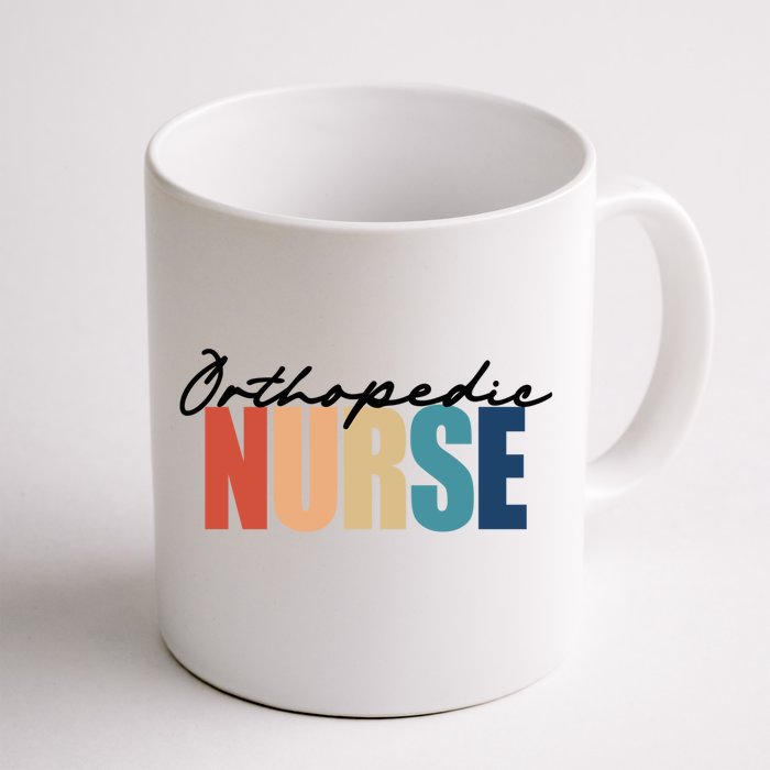 Orthopedic Nurse Rn Nursing Gift Front & Back Coffee Mug