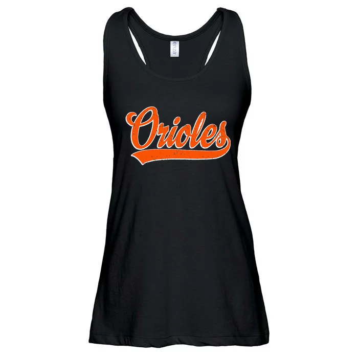 Orioles Name Retro Vintage Gift Ladies Essential Flowy Tank