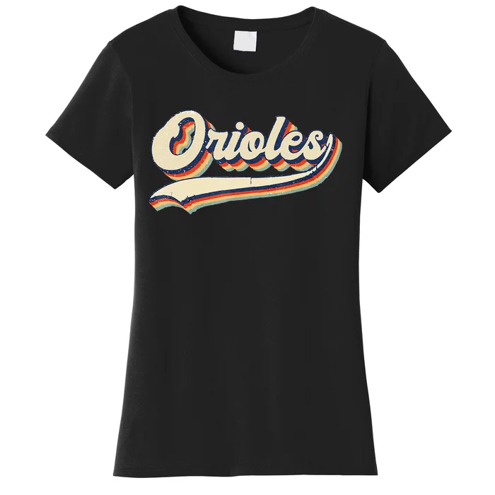 Orioles Name Retro Vintage Women's T-Shirt