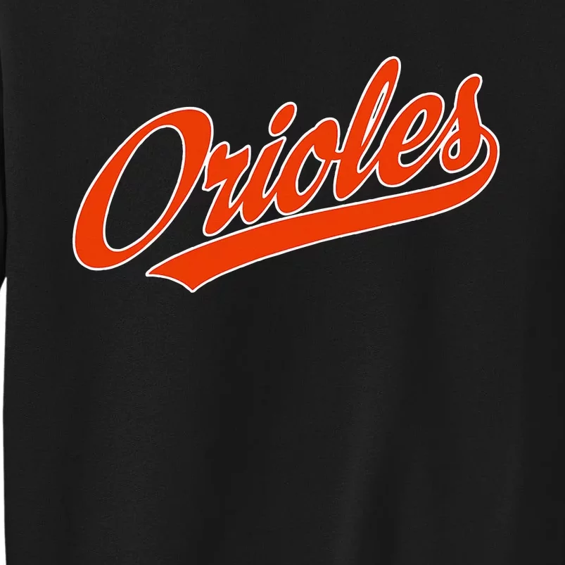 Orioles Name Retro Tall Sweatshirt