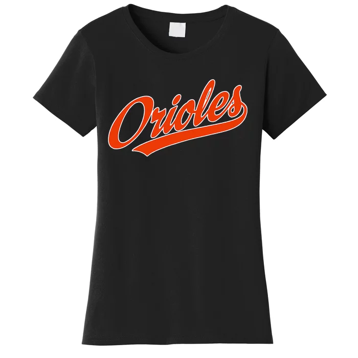 Orioles Name Retro Women's T-Shirt