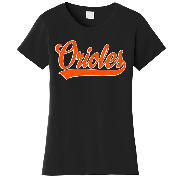 Orioles Name Retro Vintage Gift Women's T-Shirt