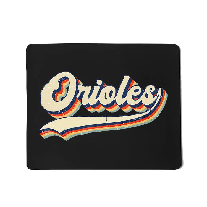 Orioles Name Retro Vintage Gift Mousepad