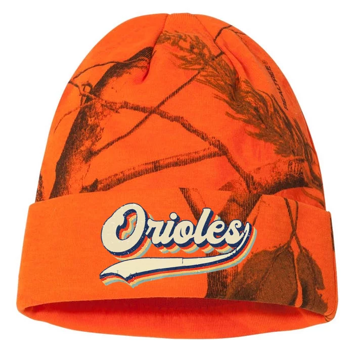 Orioles Name Retro Vintage Gift Kati - 12in Camo Beanie