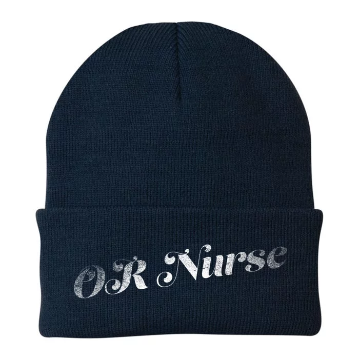 Or Nurse Retro Distressed Funny Gift Knit Cap Winter Beanie