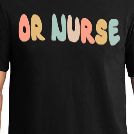 Or Nurse Retro Groovy Gift Pajama Set