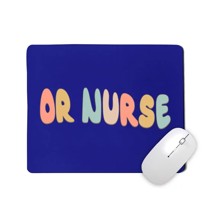 Or Nurse Retro Groovy Gift Mousepad