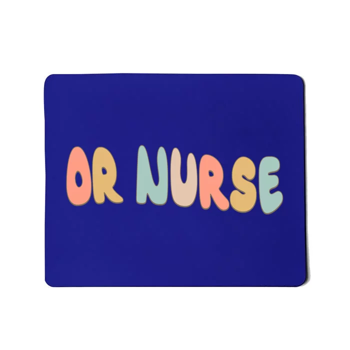 Or Nurse Retro Groovy Gift Mousepad