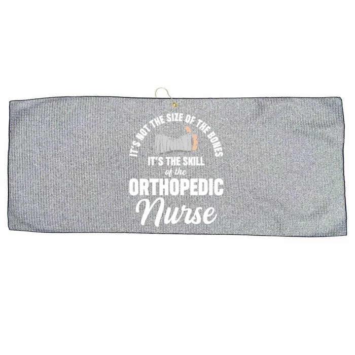 Orthopedic Nurse Skill Ortho Nursing Rn Cool Gift Large Microfiber Waffle Golf Towel