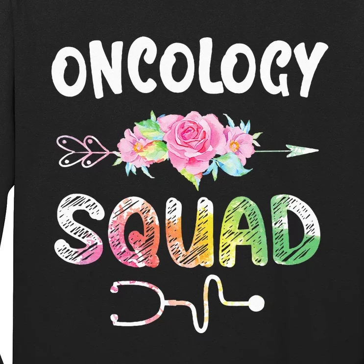 Oncology Nurse Squad Oncology Matching Nurse Long Sleeve Shirt