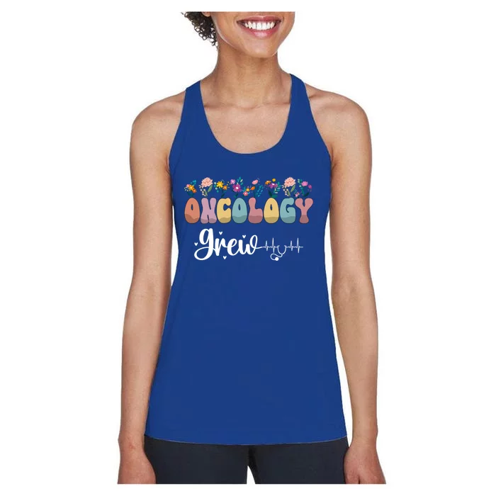 Oncology Nurse Squad Oncology Nurse Team Oncology Departt Cool Gift Women's Racerback Tank