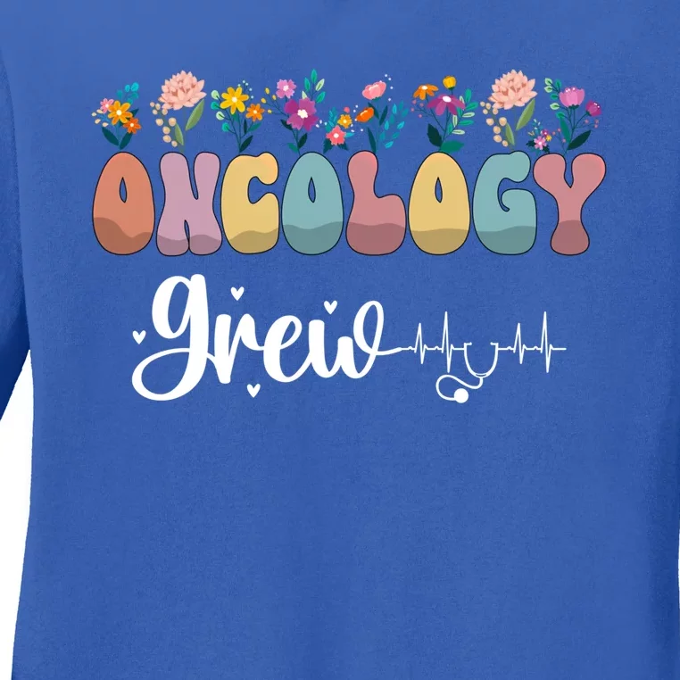 Oncology Nurse Squad Oncology Nurse Team Oncology Departt Cool Gift Ladies Long Sleeve Shirt