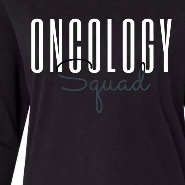 Oncology Nurse Squad Cancer Team Funny Gift Womens Cotton Relaxed Long Sleeve T-Shirt