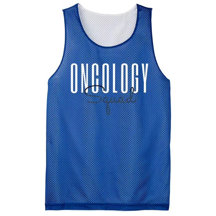 Oncology Nurse Squad Cancer Team Funny Gift Mesh Reversible Basketball Jersey Tank