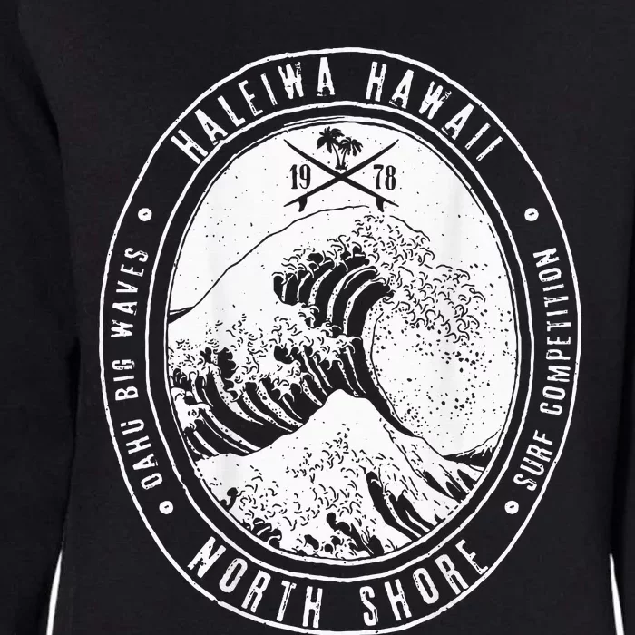 Oahu North Shore Surf Womens California Wash Sweatshirt