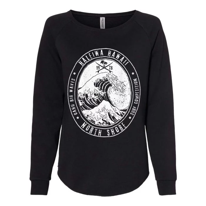 Oahu North Shore Surf Womens California Wash Sweatshirt