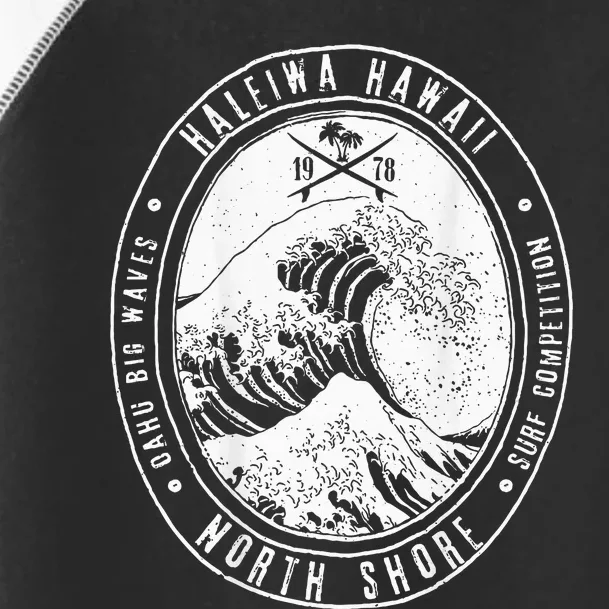 Oahu North Shore Surf Toddler Fine Jersey T-Shirt