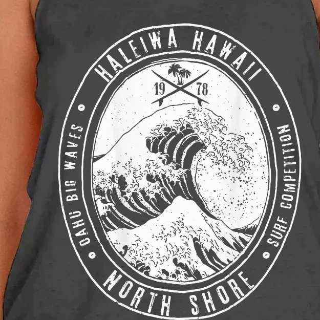 Oahu North Shore Surf Women's Knotted Racerback Tank