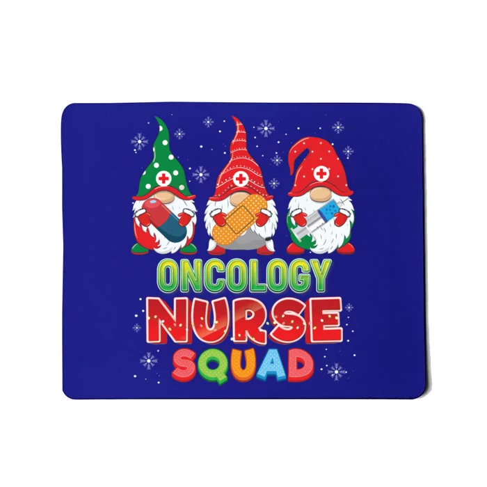 Oncology Nurse Squad Christmas Gnomes Ugly Sweater Gnome Gift Mousepad