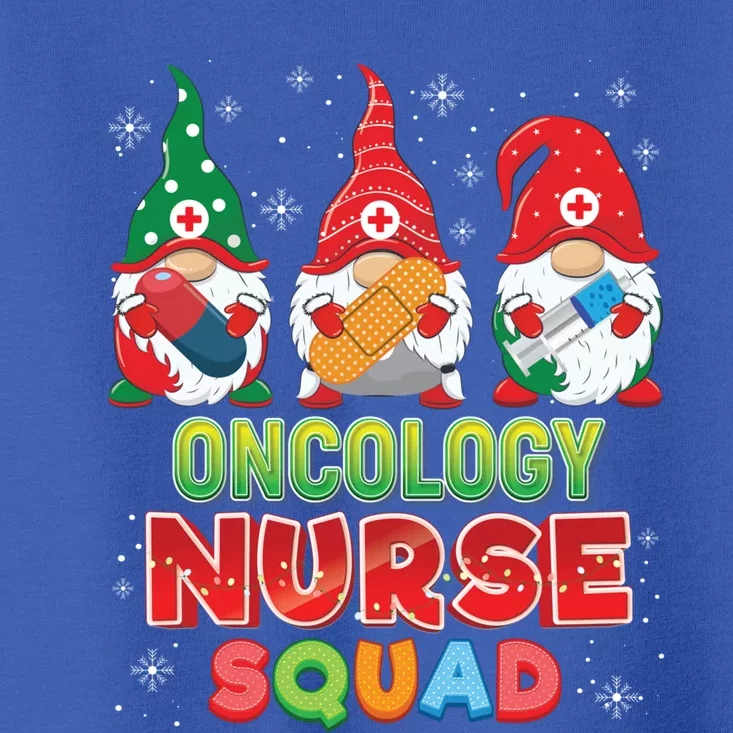 Oncology Nurse Squad Christmas Gnomes Ugly Sweater Gnome Gift Toddler T-Shirt