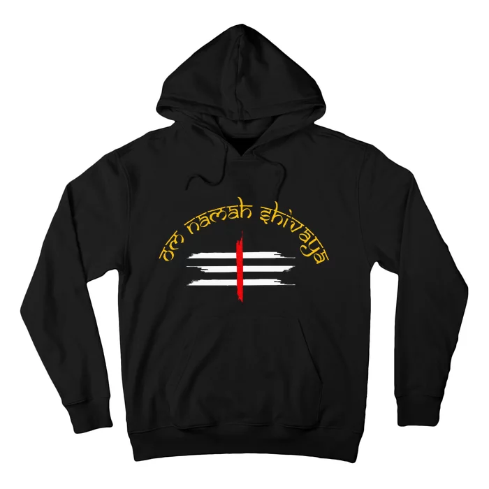 Om Namah Shivaya Tripundra Symbol Of Shiva Hoodie