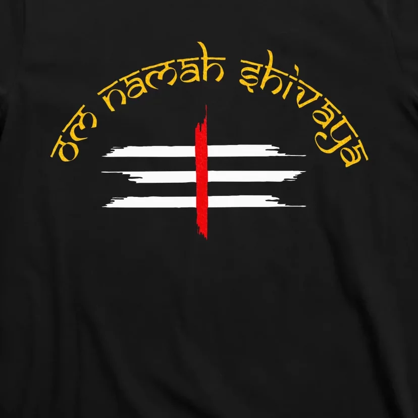 Om Namah Shivaya Tripundra Symbol Of Shiva T-Shirt