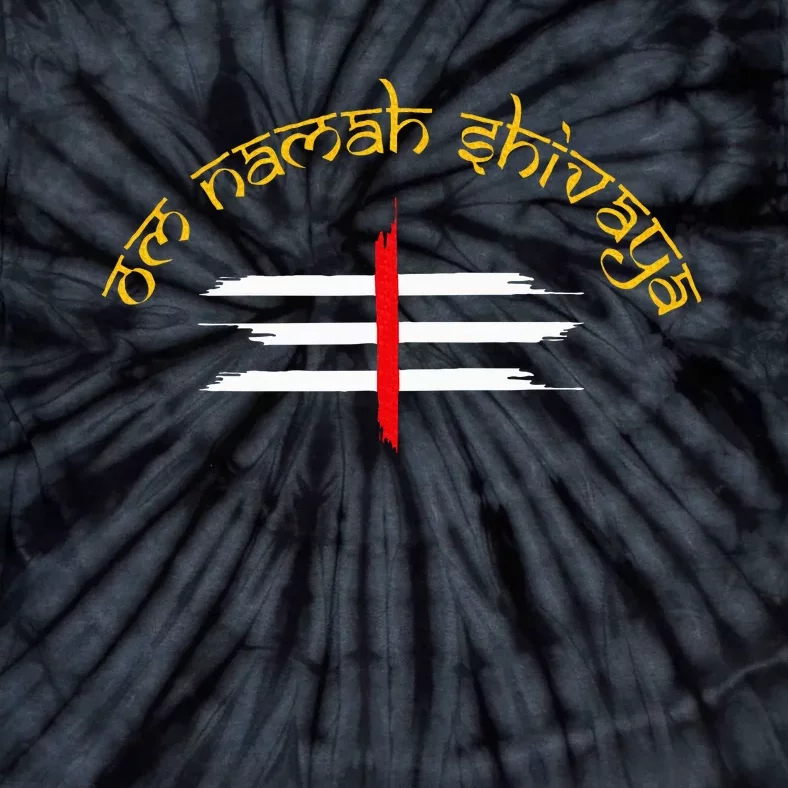 Om Namah Shivaya Tripundra Symbol Of Shiva Tie-Dye T-Shirt