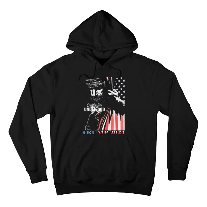 One Nation Under God Trump 2024 God Hoodie