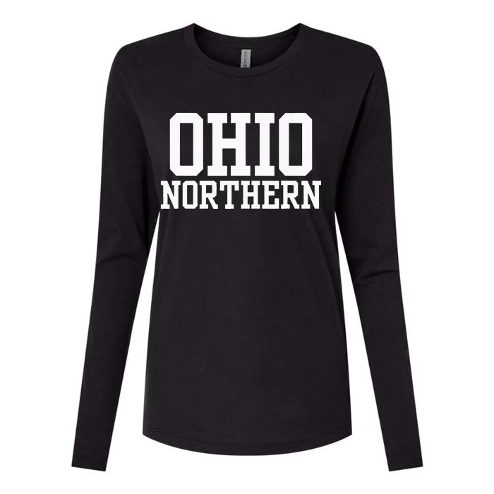 Ohio Northern University Womens Cotton Relaxed Long Sleeve T-Shirt