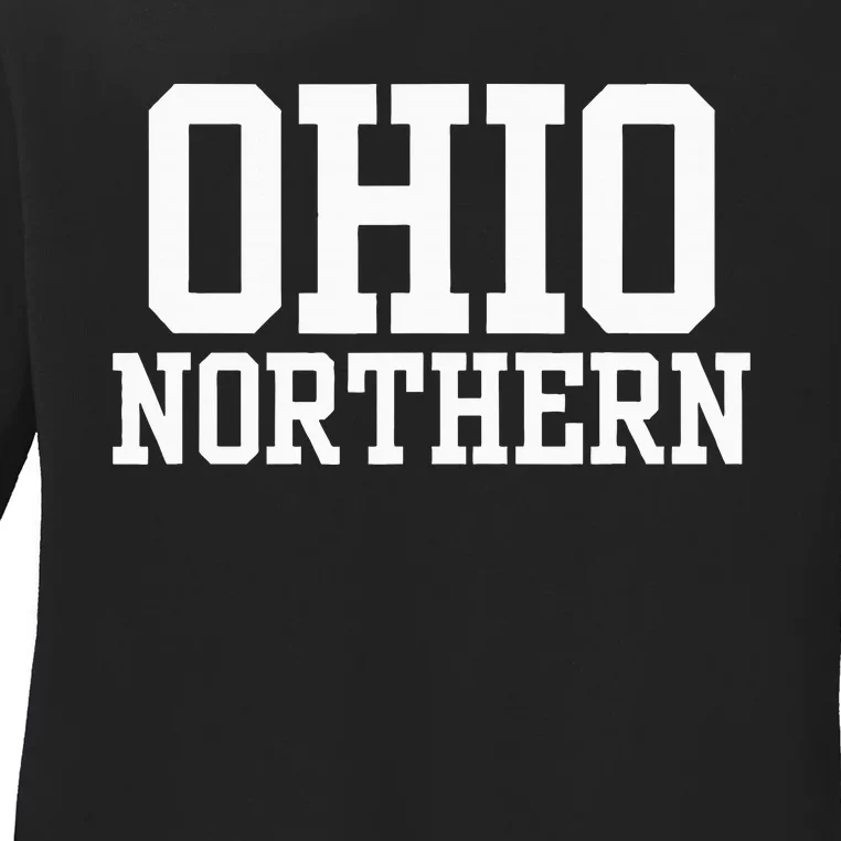 Ohio Northern University Ladies Long Sleeve Shirt