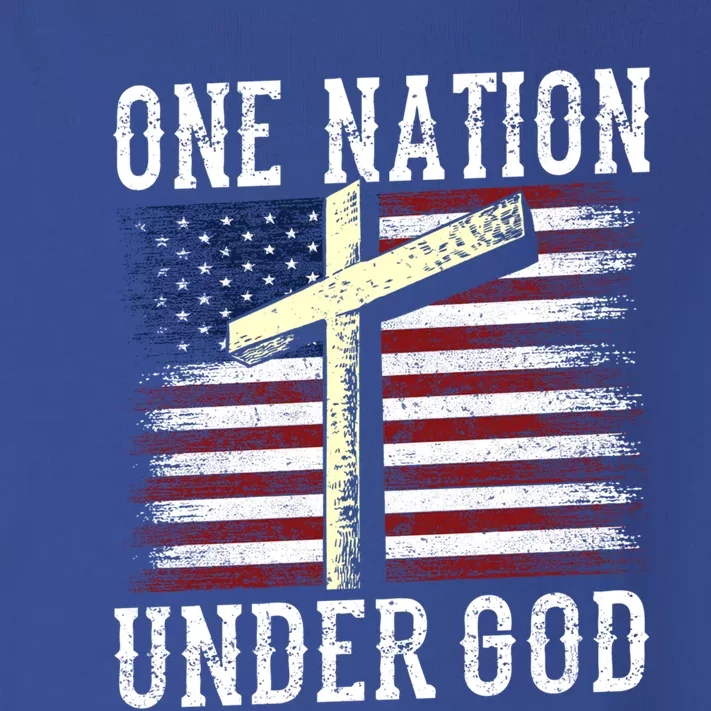 One Nation Under God America American Us Usa Patriotic Us Gift Toddler Long Sleeve Shirt