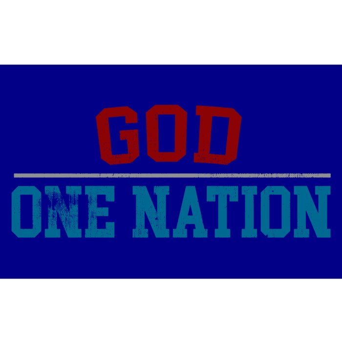 One Nation Under God American Christian Patriotic Pride Great Gift Bumper Sticker