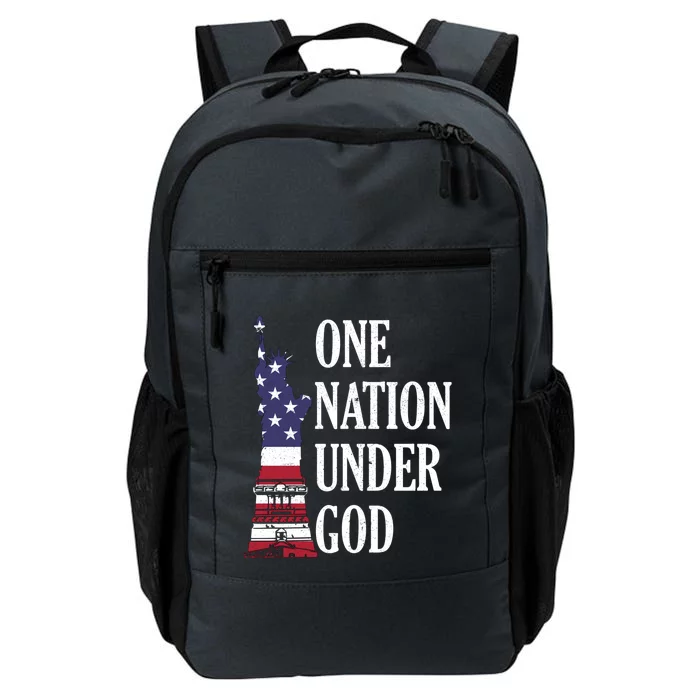 One Nation Under God Patriotic American Tee Gift Daily Commute Backpack