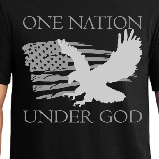 One Nation Under God American Patriots Gift Pajama Set