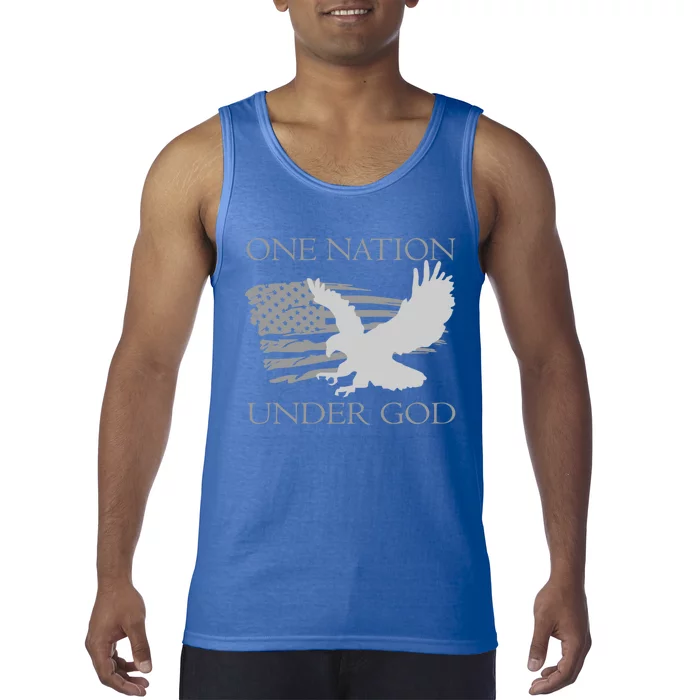 One Nation Under God American Patriots Gift Tank Top