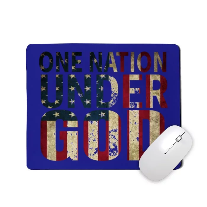 One Nation Under God Cool Gift Mousepad