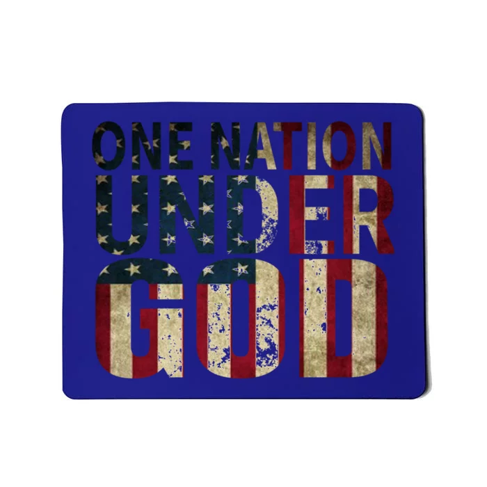 One Nation Under God Cool Gift Mousepad