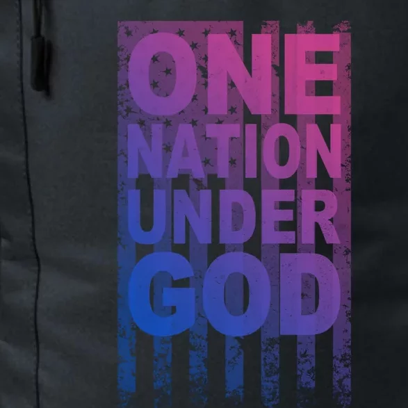 One Nation Under God Not Governt Conservative Gift Daily Commute Backpack