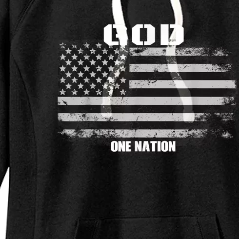 One Nation Under God Women's Fleece Hoodie