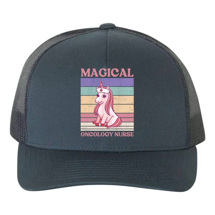 Oncology Nurse Unicorn Magical Oncology Nurse Gift Yupoong Adult 5-Panel Trucker Hat