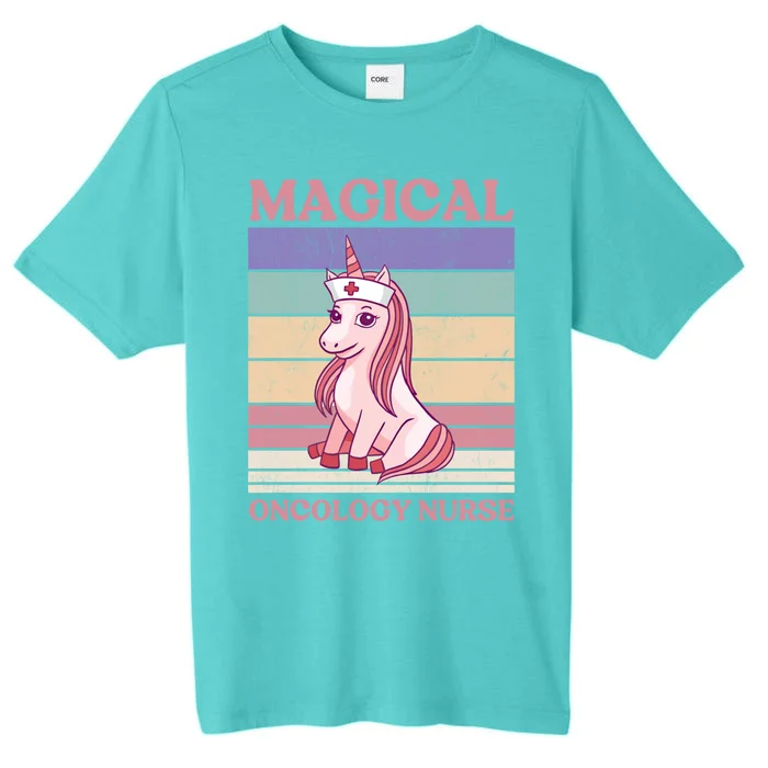 Oncology Nurse Unicorn Magical Oncology Nurse Gift ChromaSoft Performance T-Shirt