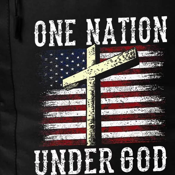 One Nation Under God America American Us Usa Patriotic Us Daily Commute Backpack