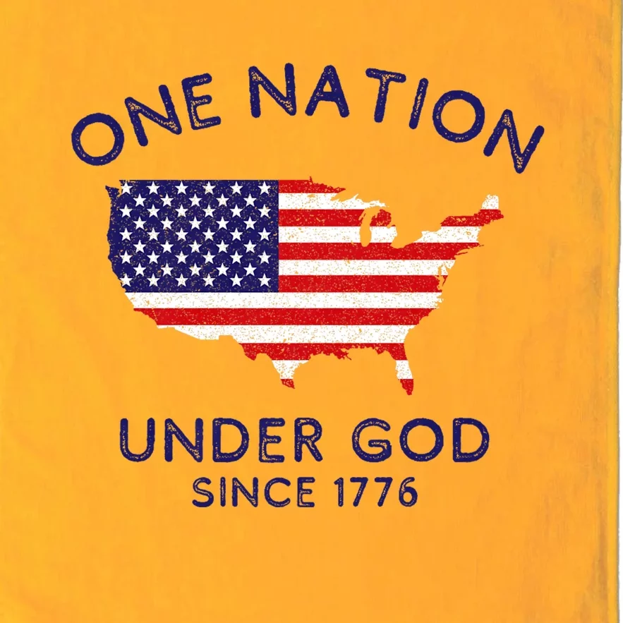 One Nation Under God Since 1776 Patriotic American July 4th Platinum Collection Golf Towel