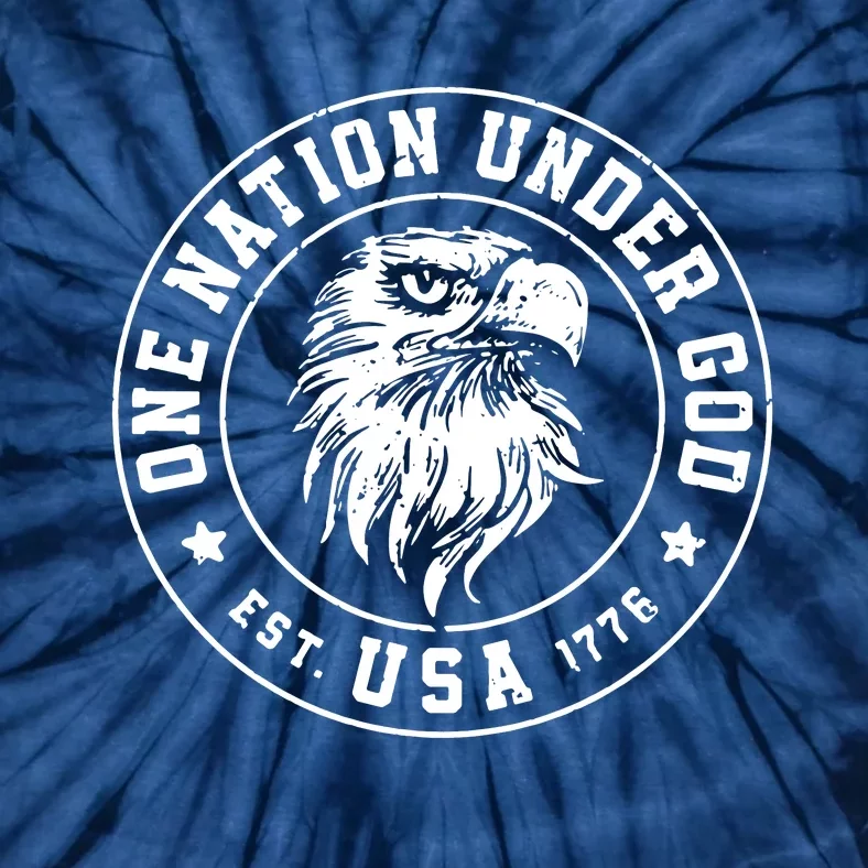 One Nation Under God Usa Tie-Dye T-Shirt