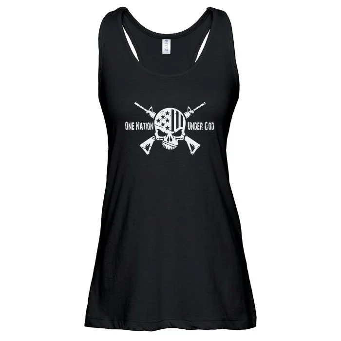 One Nation Under God Ladies Essential Flowy Tank