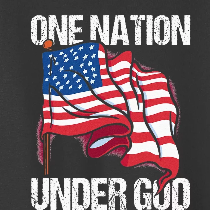 One Nation Under God American Usa Us America Patriotic Us Toddler T-Shirt