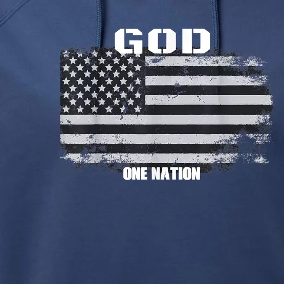 One Nation Under God Performance Fleece Hoodie