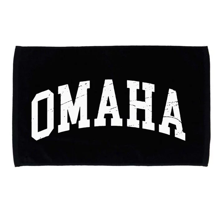 Omaha Nebraska Vintage Worn Design Classic Microfiber Hand Towel