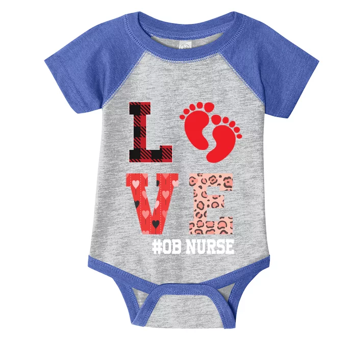 Ob Nurse Valentines Day Delivery Labor Gift Infant Baby Jersey Bodysuit