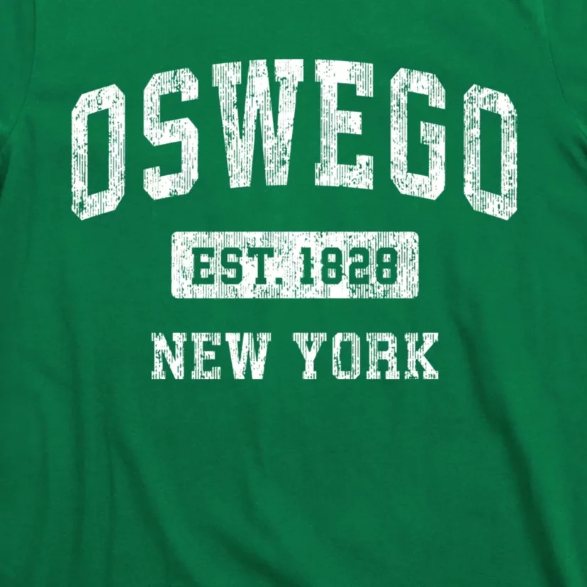 Oswego New York Ny Vintage Sports T-Shirt